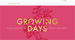 Desktop Screenshot of growingdays.com